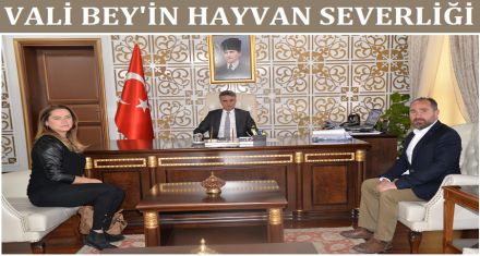 VALİ BEY'İN HAYVAN SEVERLİĞİ 