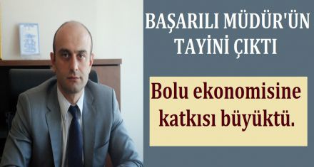 BAŞARILI MÜDÜR ÇANAKKALE'YE GİDİYOR