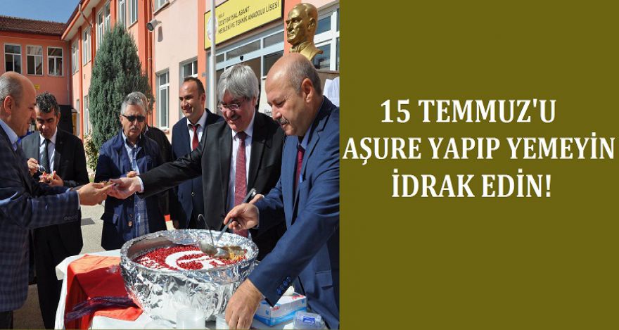 AŞURE YAPIP YEMEYİN İDRAK EDİN!