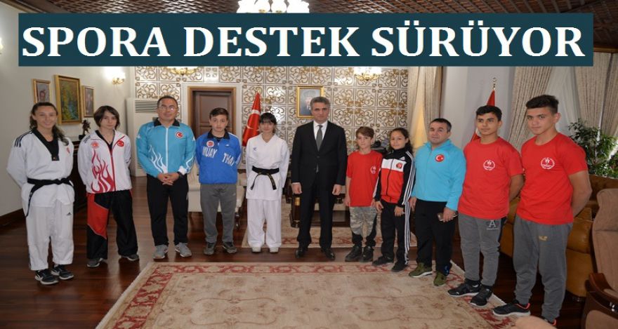 SPORA DESTEK SÜRÜYOR