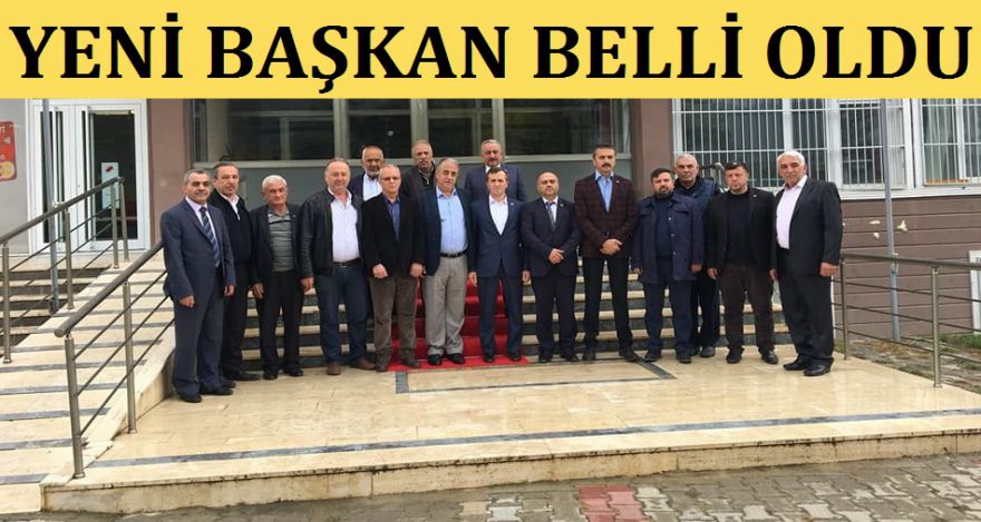 YENİ BAŞKAN BELLİ OLDU