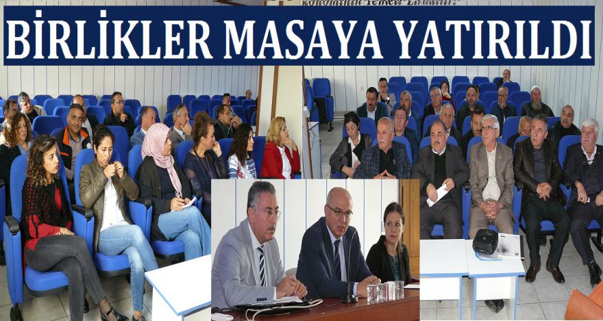 BİRLİKLER MASAYA YATIRILDI