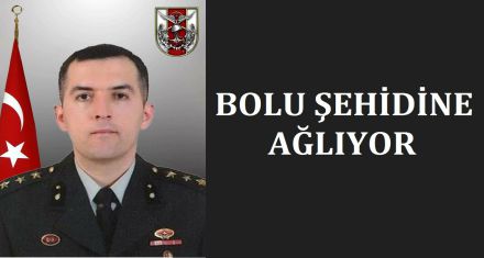 BOLU ŞEHİDİNİ UĞURLUYOR