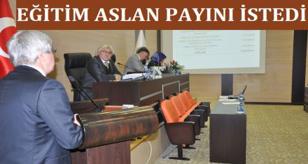 MİLLİ EĞİTİM ASLAN PAYINI İSTEDİ 