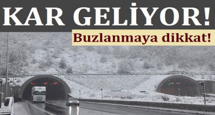 KAR GELİYOR