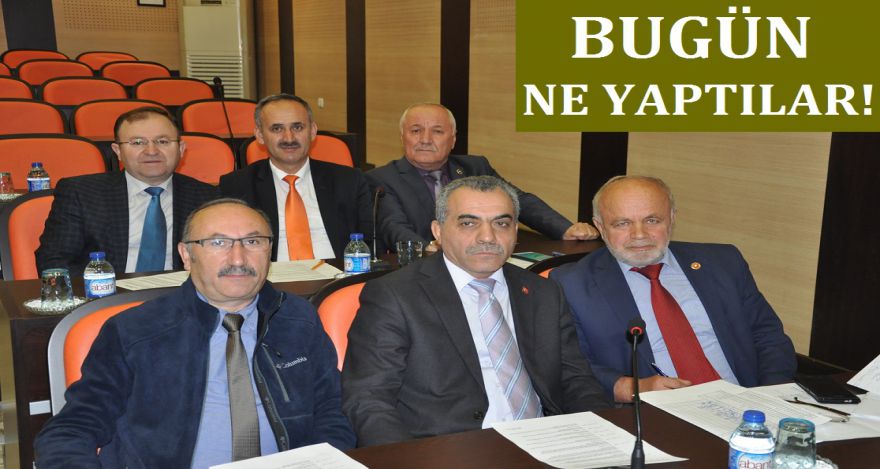 BUGÜN NE YAPTILAR