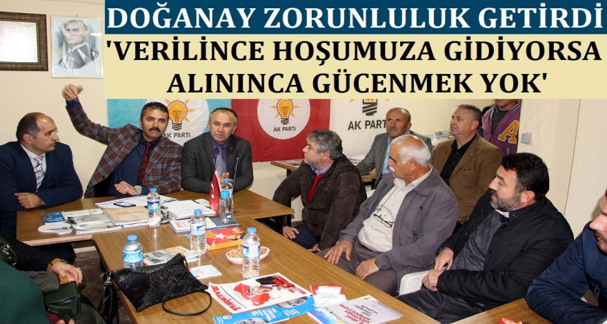 DOĞANAY ZORUNLULUK GETİRDİ
