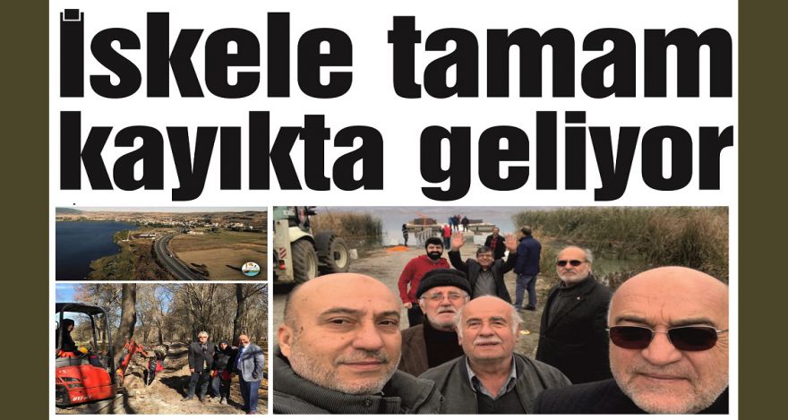İskele tamam kayıkta geliyor