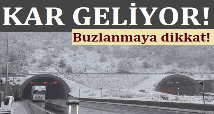 KAR GELİYOR
