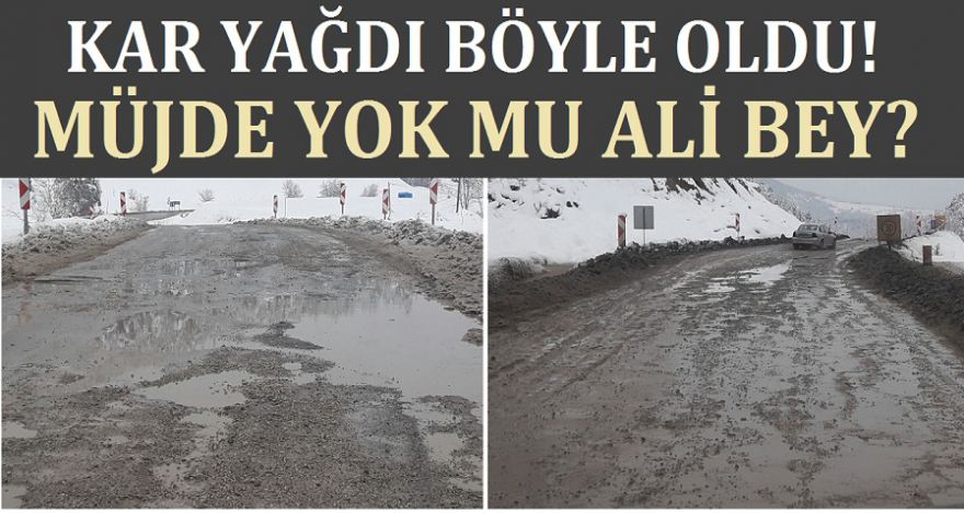 KAR YAĞDI BÖYLE OLDU!