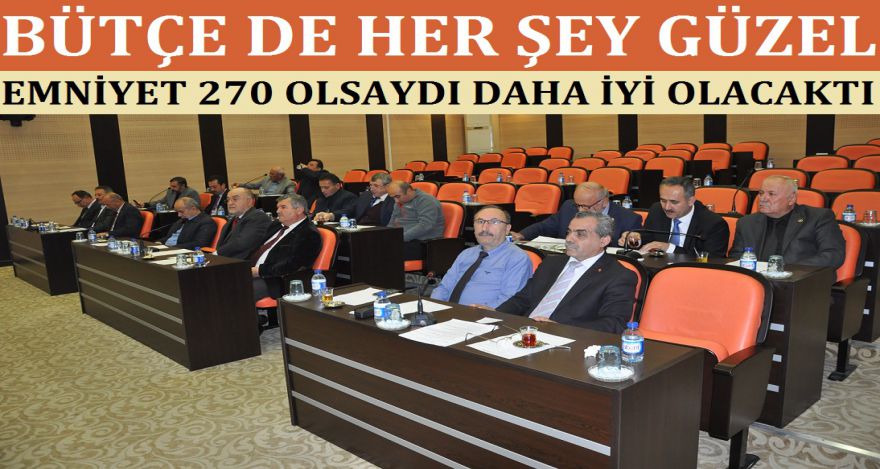 BÜTÇE DE HER ŞEY GÜZEL