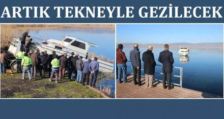 Artık tekneyle gezeceğiz
