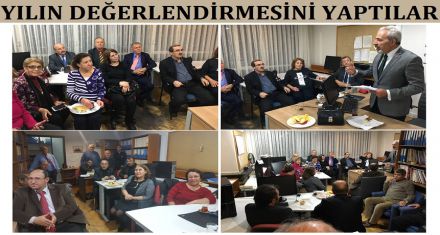 YILIN DEĞERLENDİRMESİNİ YAPTILAR 