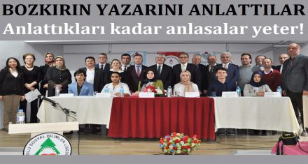BOZKIRIN YAZARINI ANLATTILAR 