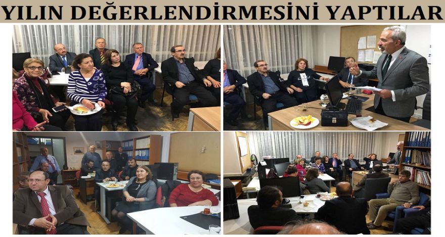 YILIN DEĞERLENDİRMESİNİ YAPTILAR