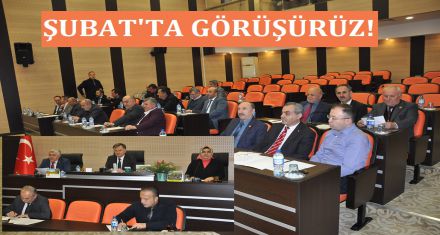 ŞUBAT'TA GÖRÜŞÜRÜZ 