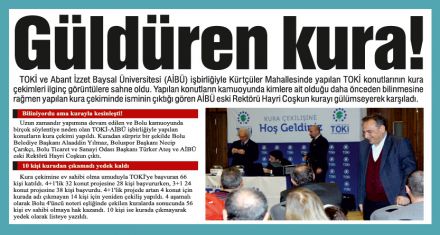 Güldüren kura!