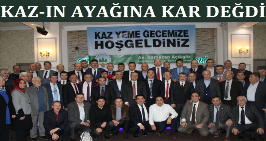 KAZIN AYAĞINA KAR DEĞDİ