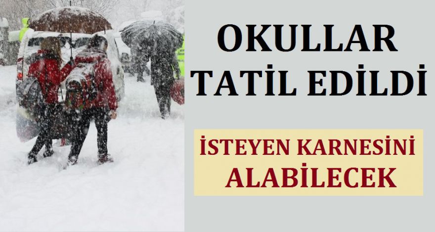 OKULLAR TATİL