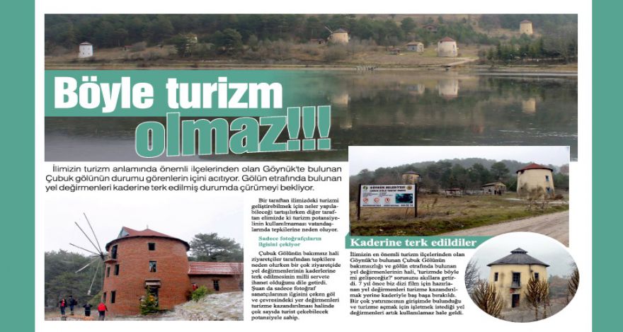 Böyle turizm olmaz