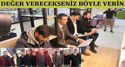DEĞER VERECEKSENİZ BÖYLE VERİN 