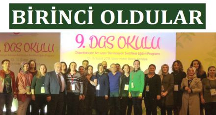 BİRİNCİ OLDULAR 