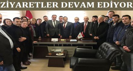 İYİ PARTİ ZİYARETLERE DEVAM EDİYOR 