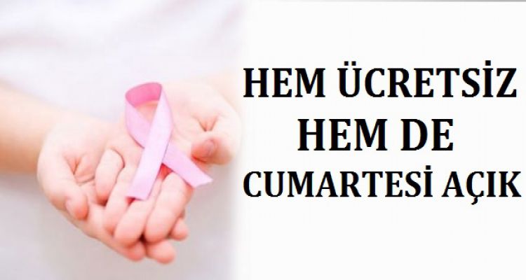 ARTIK CUMARTESİ DE AÇIK