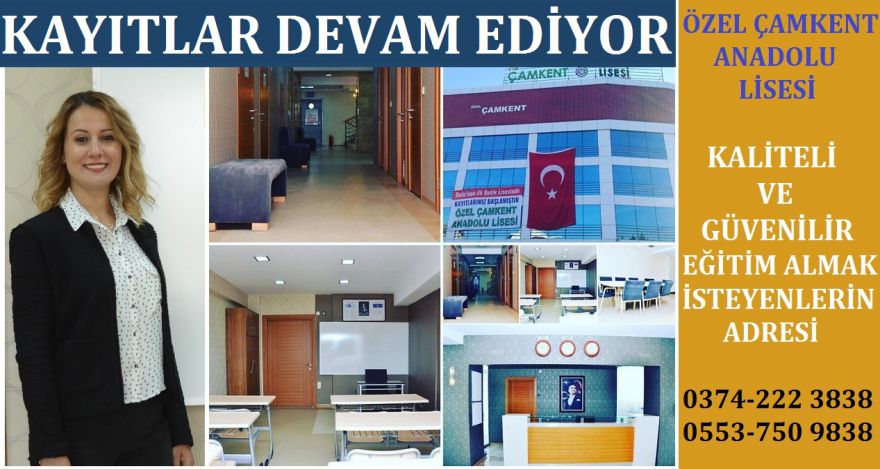 ÇAMKENTLİ OLMAK İÇİN GEÇ KALMADINIZ