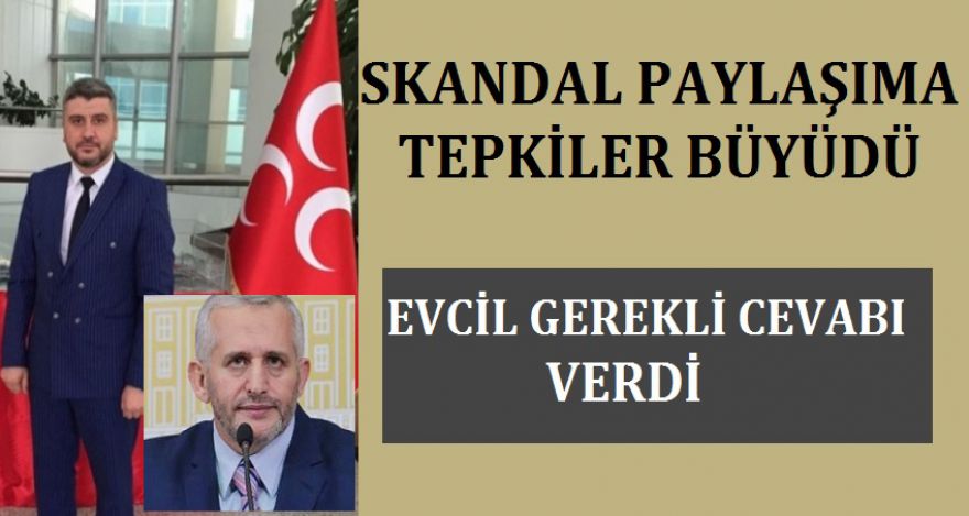 SKANDAL PAYLAŞIMA BÜYÜK TEPKİ