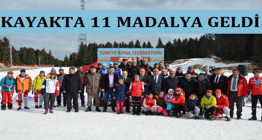 TOPLAMDA 11 MADALYA GELDİ