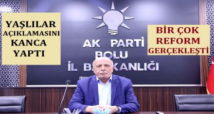 YAŞLILAR AÇIKLAMASINI KANCA YAPTI