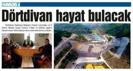 Dörtdivan hayat bulacak
