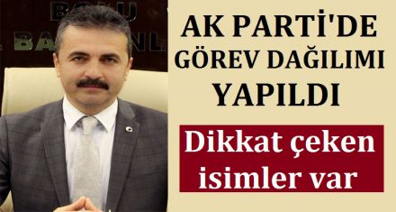 GÖREV DAĞILIMI YAPILDI 