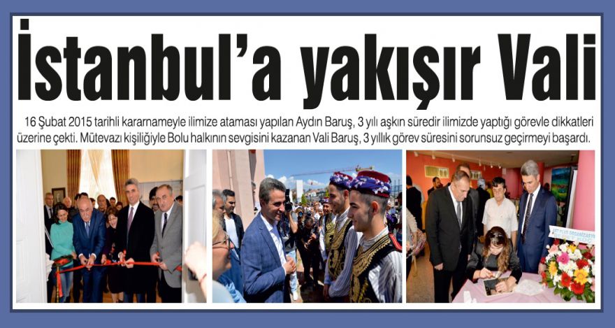 İstanbul'a yakışır Vali