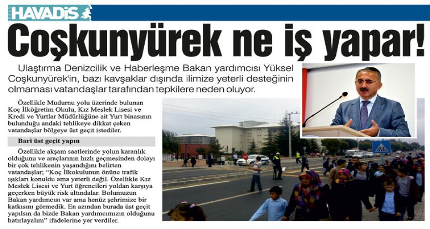 Coşkunyürek ne iş yapar!