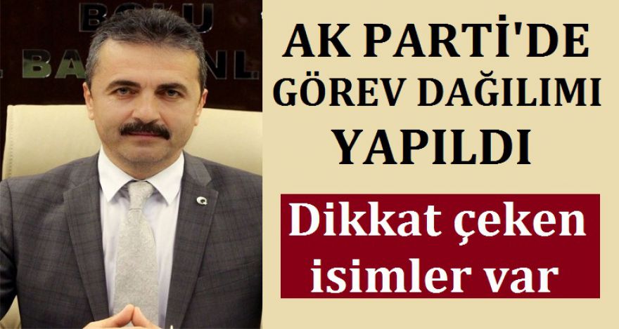 GÖREV DAĞILIMI YAPILDI