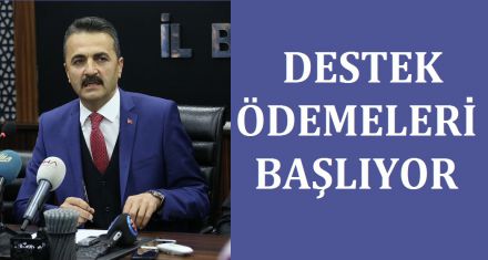 Destek ödemeleri başladı