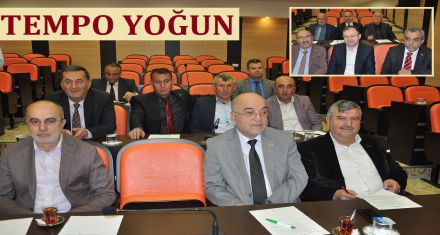 MECLİS'TE YOĞUN TEMPO 