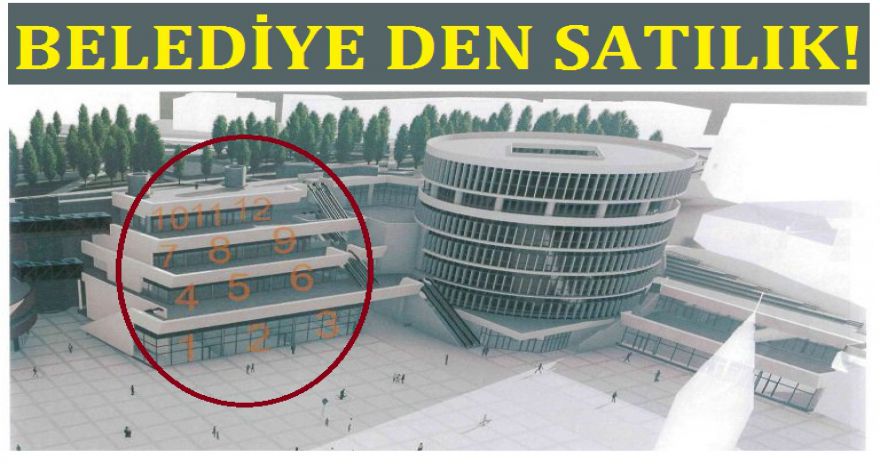 BELEDİYE'DEN SATILIK!