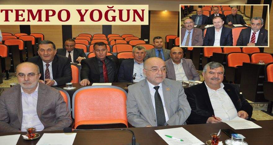 MECLİS'TE YOĞUN TEMPO