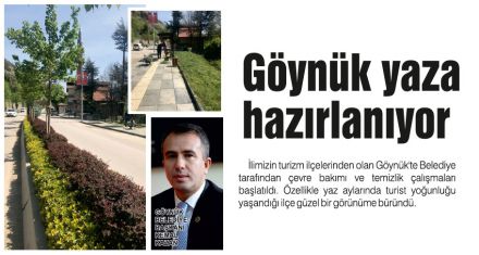 Göynük yaza hazırlanıyor 