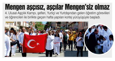 Mengen aşçısız, aşçılar Mengen'siz olmaz