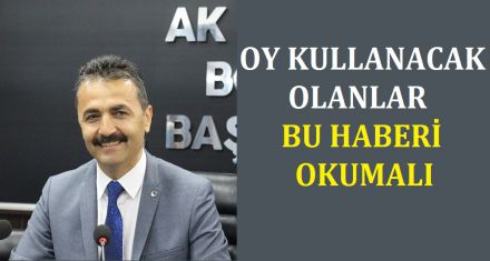 OY KULLANACAK OLANLAR BU HABERİ OKUMALI 