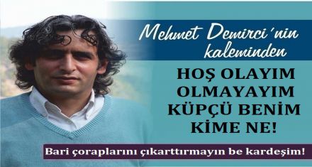 HOŞ OLAYIM OLMAYAYIM KÜPÇÜ BENİM KİME NE!