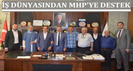 İŞ DÜNYASINDAN MHP'YE DESTEK 
