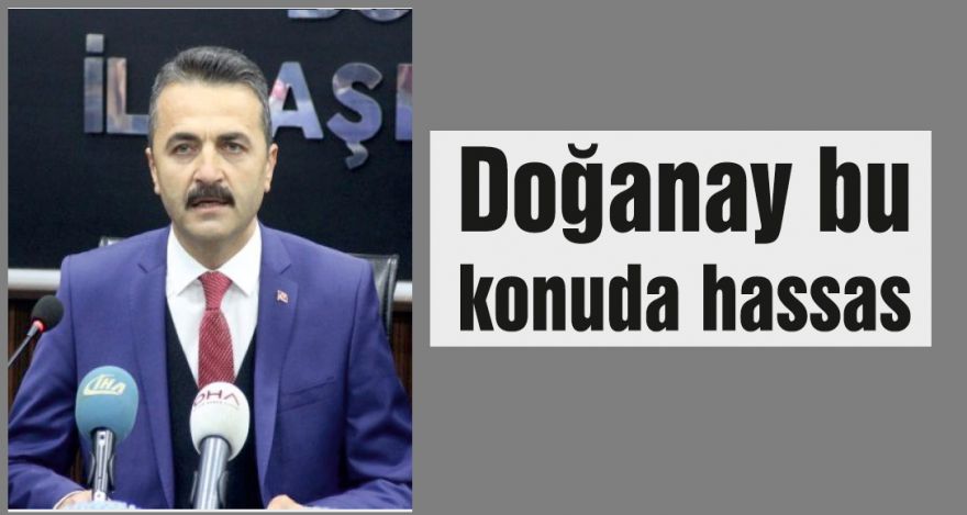 Doğanay bu konuda hassas