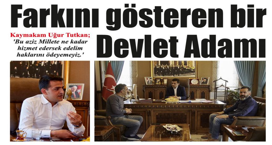 Farkını gösteren bir Devlet Adamı