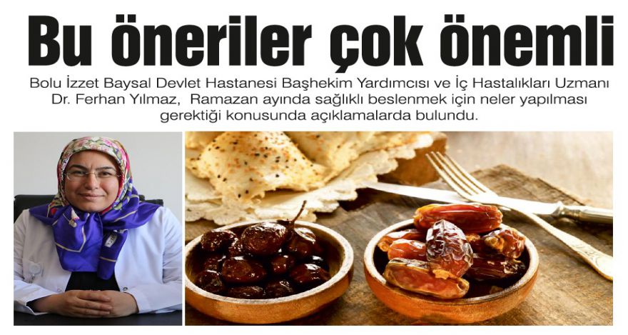 Bu öneriler çok önemli