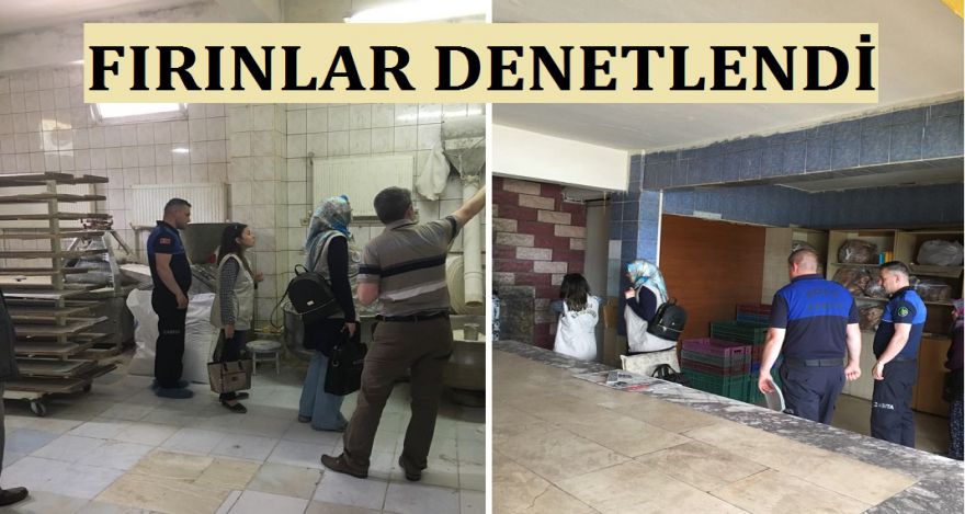 FIRINLAR DENETLENDİ